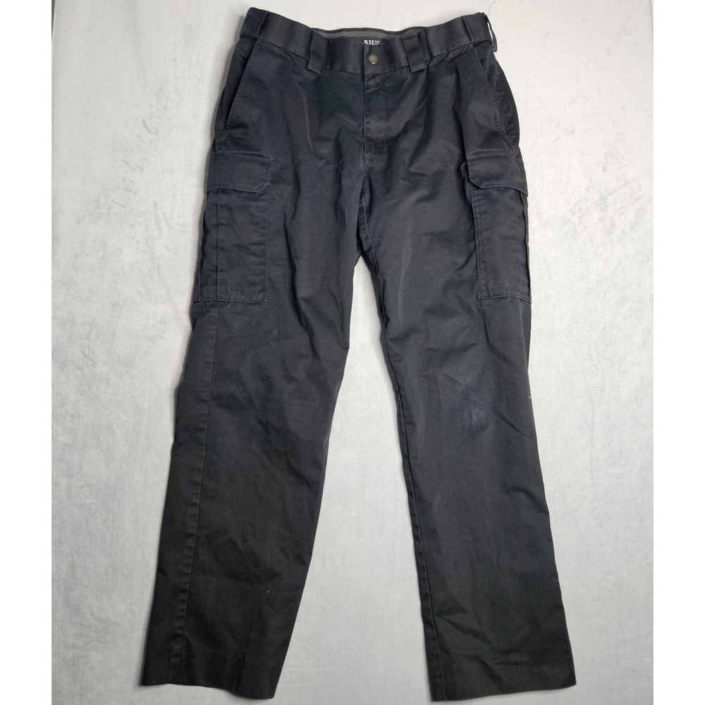 5.11 Tactical Pants Mens 38 (Measures 36x32) Black PDU Class B Twill Cargo